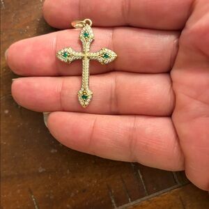 David Yurman Men's Gold-Tone Cross Pendant